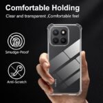 Innova Shockproof Clear Silicone за Honor X8c - Transparent - Image 4