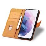 Innova Leather Wallet за iPhone 13 Pro - Light Brown - Image 3