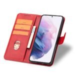 Innova Leather Wallet за iPhone 13 Pro - Red - Image 3