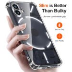 Innova Shockproof Clear Silicone за Nothing Phone (2) - Transparent - Image 2