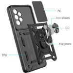 Innova Camshield за Samsung Galaxy A72 - Black - Image 3