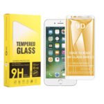9D Tempered Glass за iPhone 7/8/SE 2/SE 3 - Set 10 бр. - White