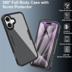 Innova HybridCover 360 за iPhone 16 Plus - Black - Image 5