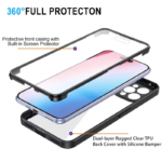 Innova HybridCover 360 за iPhone 15 Pro Max - Black - Image 3