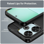 Innova Carbon за Xiaomi Redmi 13 4G/Redmi 13 5G/Poco M6 4G - Black - Image 2