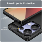 Innova Carbon за Xiaomi Redmi Note 13 Pro 4G/Note 14S/Poco M6 Pro 4G - Black - Image 3