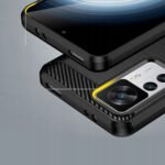 Innova Carbon за Xiaomi 12T/12T Pro - Black - Image 2