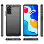 Innova Carbon за Xiaomi Redmi Note 11 4G/Note 11s - Black - Image 2