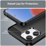 Innova Carbon за Xiaomi Redmi 12 4G/Redmi 12 5G - Black - Image 3
