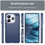 Innova Carbon за Xiaomi Redmi Note 14 5G/Poco M7 Pro 5G - Blue - Image 2