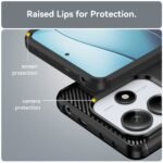 Innova Carbon за Xiaomi Redmi Note 14 5G/Poco M7 Pro 5G - Black - Image 3