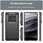 Innova Carbon за Xiaomi Redmi Note 14 Pro 5G/Poco X7 - Black - Image 2