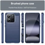 Innova Carbon за Xiaomi Redmi Note 14 4G - Blue - Image 2