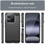 Innova Carbon за Xiaomi Redmi Note 14 4G - Black - Image 2