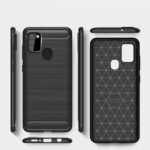 Innova Carbon за Samsung Galaxy A21s - Black - Image 3