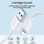 Joyroom - Data Cable (S-UL012A9) - USB-A to Lightning, 2.4A, 1m. - White - Image 5