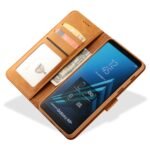 LC.IMEEKE Calf Texture Cover - Samsung Galaxy A8 Plus 2018 - Light Brown - Image 4
