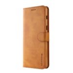 LC.IMEEKE Calf Texture Cover - Samsung Galaxy A8 Plus 2018 - Light Brown - Image 2