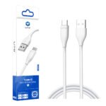 Lito - Data Cable (LD03T) - USB-A to Type-C, 2.4A, Fast Charging, 1m. - White - Image 6