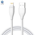 Lito - Data Cable (LD03L) - USB-A to Lightning, 2.4A, Fast Charging, 1m. - White