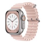 Innova Ribbed Band за Apple Watch 1/2/3/4/5/6/7/8/9/10/11/SE/SE 2/SE 3 (38/40/41/42mm) - Pink Sand