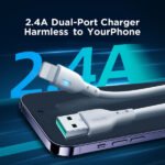 Joyroom - Data Cable (S-UL012A13) - USB-A to Lightning, 2.4A, 1.2m. - White - Image 6