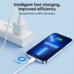 Joyroom - Data Cable (S-UL012A9) - USB-A to Lightning, 2.4A, 1m. - White - Image 4
