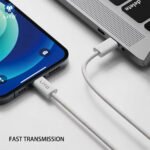 Lito - Data Cable (LD04CC) - Type-C to Type-C, 60W, Fast Charging, 1m. - White - Image 2