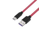 Hoco - Data Cable (X11) - USB-A to Type-C, 5A, 1.2m. - Red - Image 4