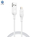 Lito - Data Cable (LD06L) - USB-A to Lightning, 2.4A, Fast Charging, 1m. - White