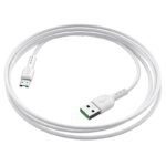 Hoco - Data Cable (X33) - USB-A to Micro USB, 4A, 1m. - White - Image 2
