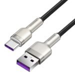 Baseus - Data Cable Cafule Series (CAKF000101) - USB-A to Type-C, 66W, Nylon Braided, Fast Charging, 1m. - Back