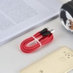 Hoco - Data Cable (X11) - USB-A to Type-C, 5A, 1.2m. - Red - Image 3