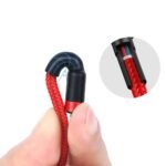 Baseus - Data Cable Cafule Series (CATKLF-H09) - Type-C to Type-C, PD Fast Charging, 2m. - Red + Black - Image 3