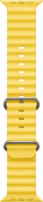 Innova Ribbed Band за Apple Watch 1/2/3/4/5/6/7/8/9/10/11/SE/SE 2/SE 3 (42/44/45/46/49mm) - Yellow - Image 3