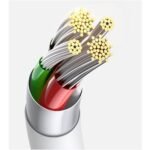 Baseus - Data Cable Superior Series (CAMLTYS-02) - 3in1, USB-A to M+L+C, Fast Charging, 3.5A, 1.5m. - White - Image 6