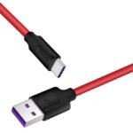 Hoco - Data Cable (X11) - USB-A to Type-C, 5A, 1.2m. - Red - Image 2