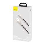 Baseus - Data Cable Cafule Series (CAKF000101) - USB-A to Type-C, 66W, Nylon Braided, Fast Charging, 1m. - Back - Image 12