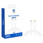 Lito - Data Cable (LD04CL) - Type-C to Lightning, 27W, Fast Charging, 1m. - White - Image 5