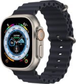 Innova Ribbed Band за Apple Watch 1/2/3/4/5/6/7/8/9/10/11/SE/SE 2/SE 3 (38/40/41/42mm) - Black