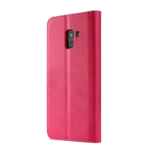 LC.IMEEKE Calf Texture Cover - Samsung Galaxy A8 Plus 2018 - Pink - Image 3