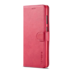 LC.IMEEKE Calf Texture Cover - Samsung Galaxy A9 2018 - Pink - Image 2
