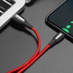 Hoco - Data Cable (X39) - USB-A to Type-C, 3A, 1m. - Red - Image 2