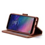 LC.IMEEKE Calf Texture Cover - Samsung Galaxy J4 2018 - Dark Brown - Image 3