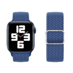 Innova Textile Band за Apple Watch 1/2/3/4/5/6/7/8/9/10/11/SE/SE 2/SE 3 (38/40/41/42mm) - Navy Blue - Image 2