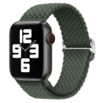 Innova Textile Band за Apple Watch 1/2/3/4/5/6/7/8/9/10/11/SE/SE 2/SE 3 (38/40/41/42mm) - Dark Green