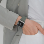 Innova Textile Band за Apple Watch 1/2/3/4/5/6/7/8/9/10/11/SE/SE 2/SE 3 (38/40/41/42mm) - Dark Green - Image 4