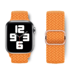 Innova Textile Band за Apple Watch 1/2/3/4/5/6/7/8/9/10/11/SE/SE 2/SE 3 (42/44/45/46/49mm) - Orange - Image 2