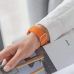 Innova Textile Band за Apple Watch 1/2/3/4/5/6/7/8/9/10/11/SE/SE 2/SE 3 (42/44/45/46/49mm) - Orange - Image 4