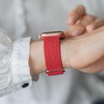 Innova Textile Band за Apple Watch 1/2/3/4/5/6/7/8/9/10/11/SE/SE 2/SE 3 (42/44/45/46/49mm) - Red - Image 4